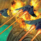 Detail from the cover of The Raven Stratagem by Yoon Ha Lee